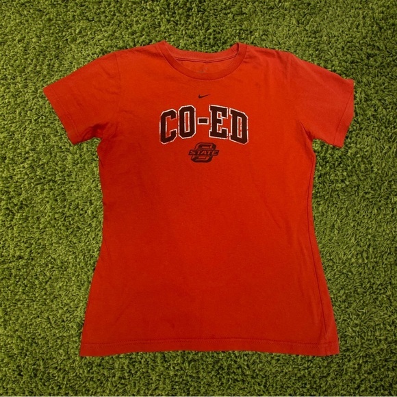 Vintage 90s Nike Oklahoma State University women’s T-shirt size small - Picture 1 of 3